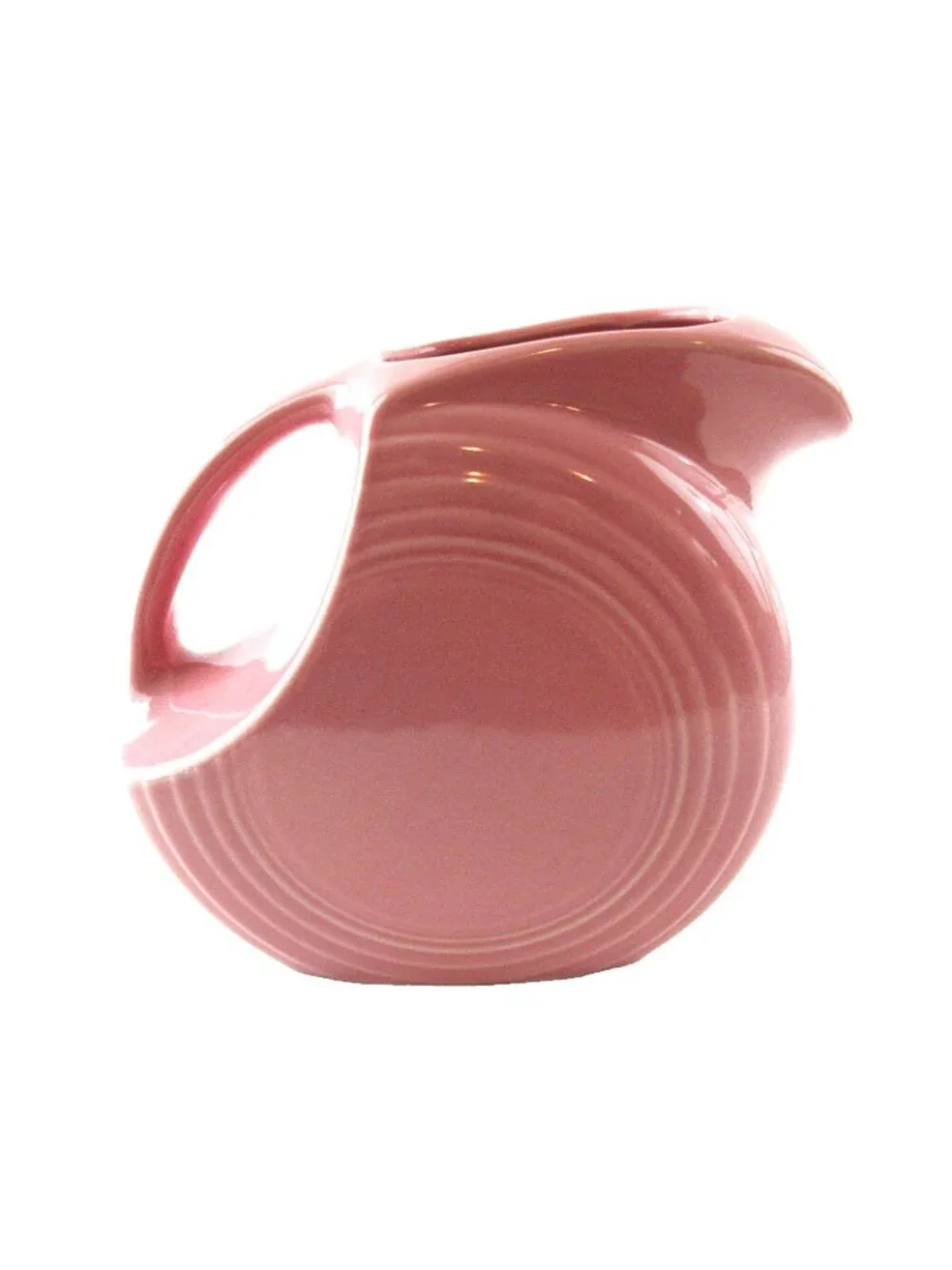 Fiesta Fiestaware Large Disk Pitcher P86 Retired Rose Pink 7.25